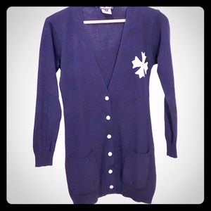 100% Recycled Cashmere Cardigan Sweater